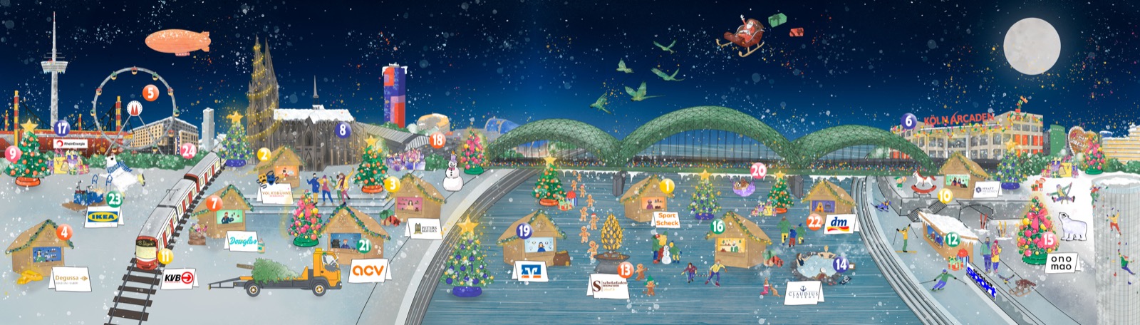 Weihnachtszauber Köln – digitaler Online-Adventskalender